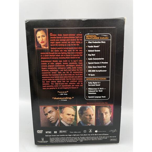 Alias - The Complete First Season (DVD, 2009, 6-Disc Set) - Picture 4 of 6